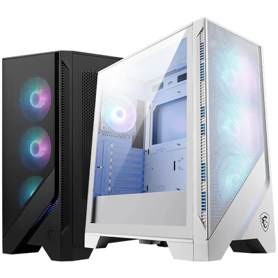 Boîtier PC Gamer MSI MAG Forge 320R Airflow Blanc1