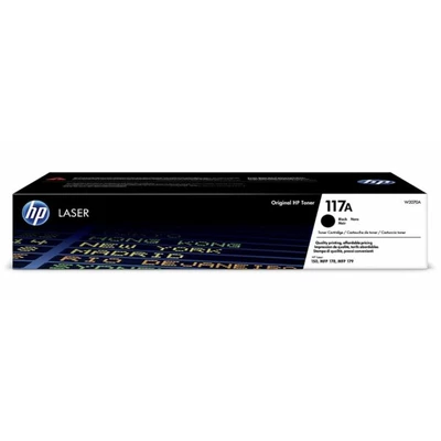 Cartouche de Toner Noir d'Origine HP 117 LaserJet, W2070A - image 1