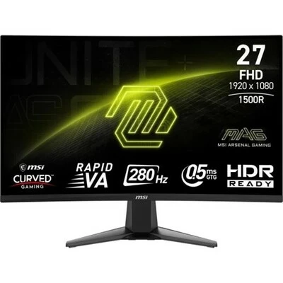 Écran PC Gamer MSI MAG 276CXF 27" Incurvé0